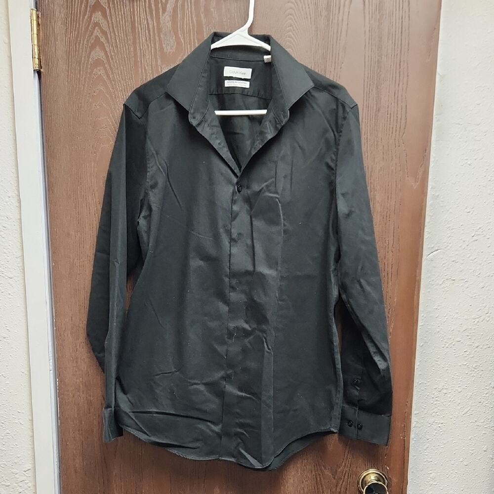 Calvin Klein Men's Black Shirt Jacket